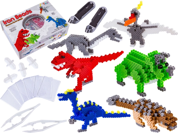 3D perlice za likanje – dinozavri, komplet 3000 kosov – 1 kos