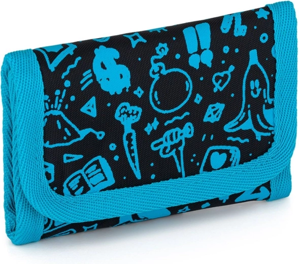 Denarnica Topgal z motivom doodle art