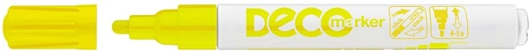 Decorative Lacquer Marker ICO, Yellow, 2–4 mm
