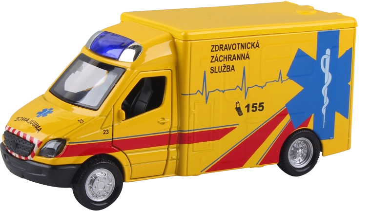 Reševalci reševalno vozilo ZZS Mercedes-Benz 1:36 brez embalaže