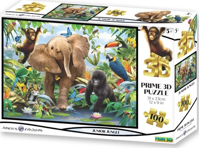 PRIME 3D sestavljanka Džungla 3D 100 koščkov