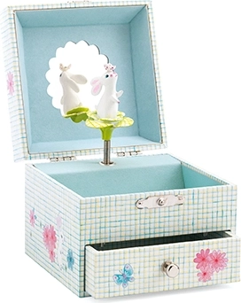 DJECO glasbena skrinjica z zajčkom – zelena