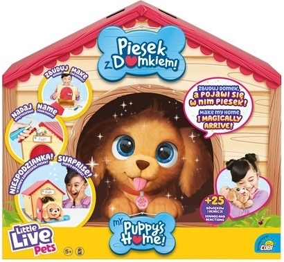 Interaktivni maskota Little Live Pets z hišico