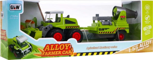 Otroški kmetijski nakladač s traktorjem in škropilnico