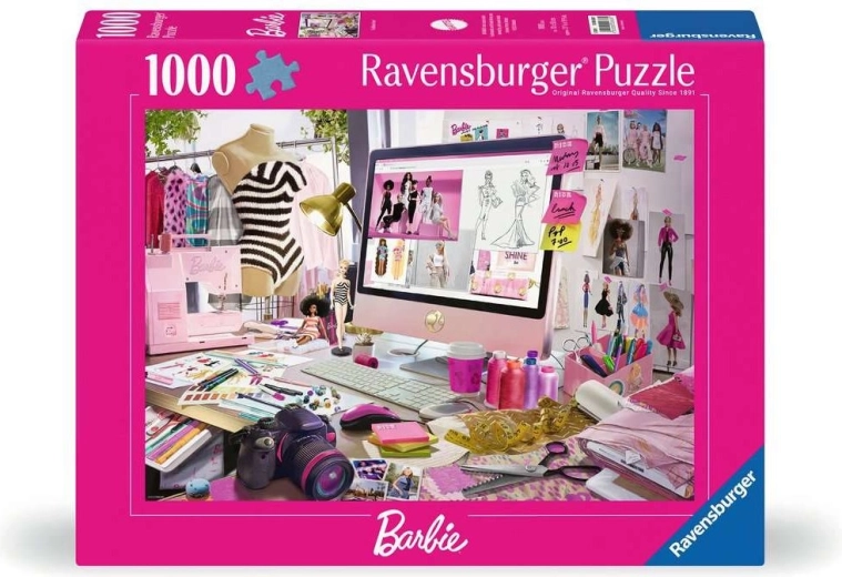 Ravensburger sestavljanka Barbie: Modna ikona, 1000 kosov