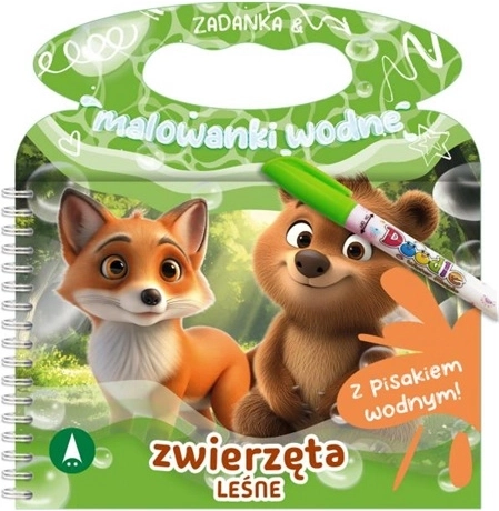 Vodene pobarvanke in naloge – gozdne živali