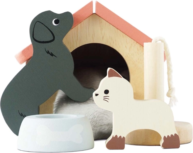 Le Toy Van set hišnih ljubljenčkov za hišico za punčke