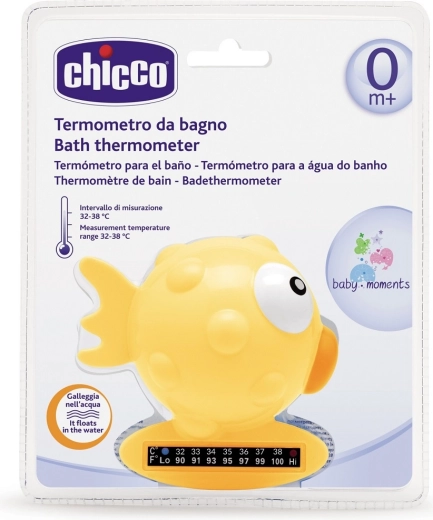 Chicco termometer za vodo ribica – oranžen