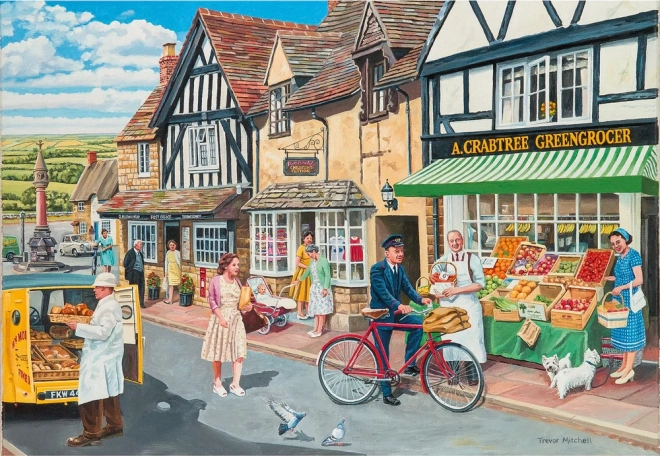 Sestavljanka GIBSONS Sestavljamo skupaj – obisk vasi, 40 kosov