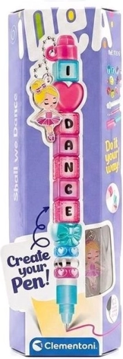 Clementoni IDEA creative set for making a pen with the message I Love Dance