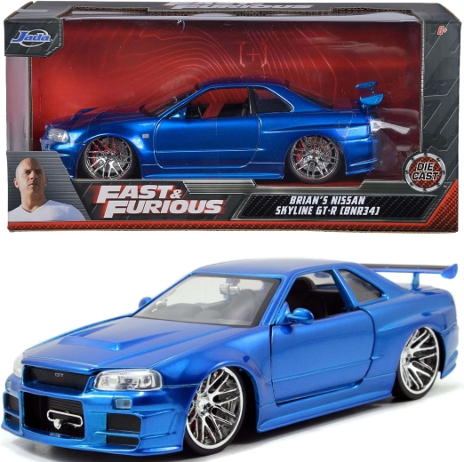 Model avtomobila NISSAN Skyline Fast & Furious 19 cm