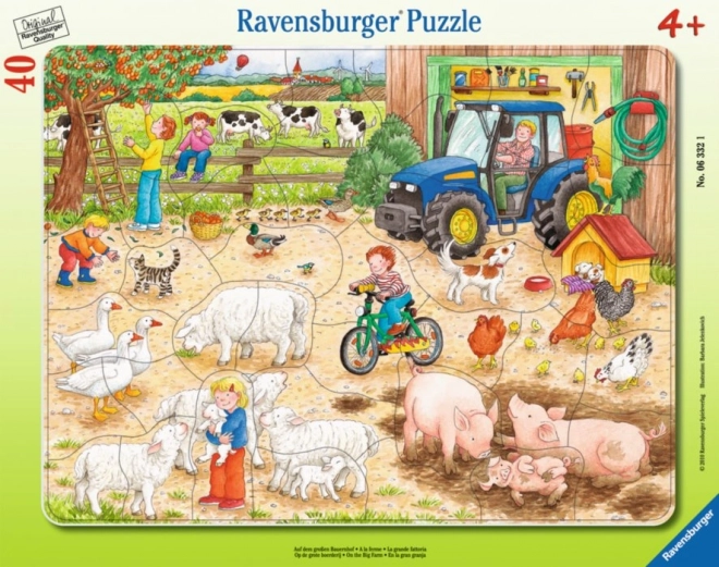 Ravensburger sestavljanka Na veliki kmetiji 40 koščkov