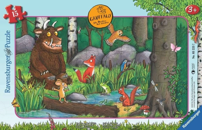 Sestavljanka Miška in Gruffalo Ravensburger, 15 kosov
