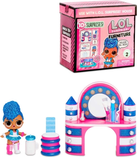 L.O.L. Surprise! pohištveni gledališki set z lutko in dodatki