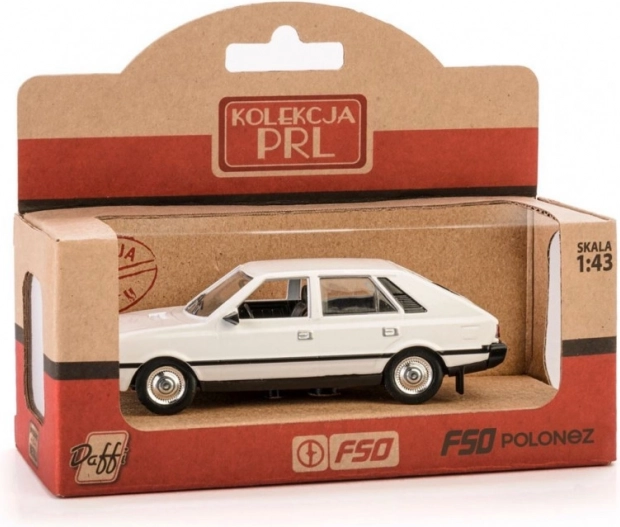 Model avtomobila FSO Polonez 1:43 – bel kovinski model