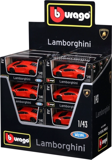 Kovinski model avtomobila BBURAGO Street Fire Lamborghini 1:43 (24 kosov display)
