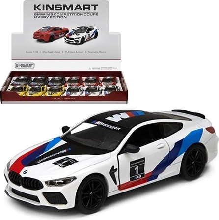Zbirateljski model BMW M8 Competition Coupé z nalepkami