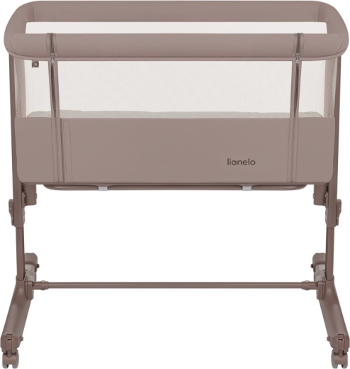 Lionelo Aurora 3v1 otroška posteljica in obposteljna posteljica beige taupe
