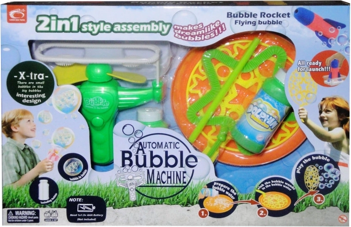 Komplet mehurčkov z električnim strojčkom