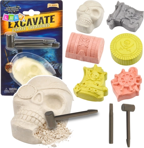 Piratski arheološki komplet – izkopavanje skritih zakladov za otroke