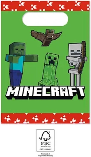 Minecraft party vrečke (4 kosi)