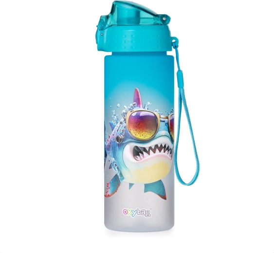Steklenička za pitje OXY Click 600 ml Crazy Animals morski pes