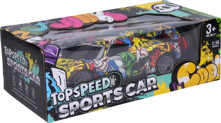 RC avto Graffiti na daljinsko upravljanje 24,5 cm - 1 kos