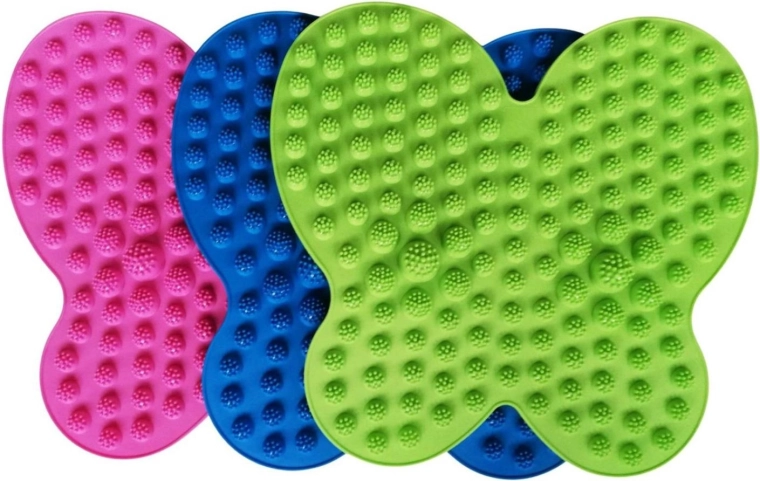 Plastična masažna podloga za stopala 36 × 38 cm, 3 barve