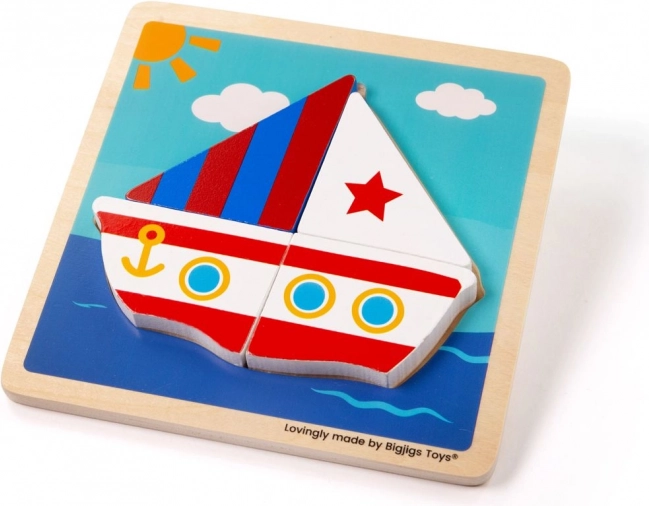 Vstavljanka iz lesa Jadrnica