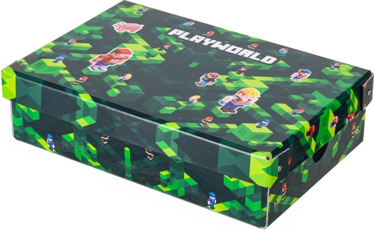 Majhna laminirana škatla za shranjevanje s pokrovom PLAYWORLD