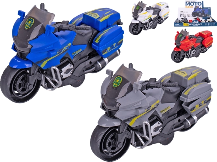 Policijski motor na vztrajnik 14 cm