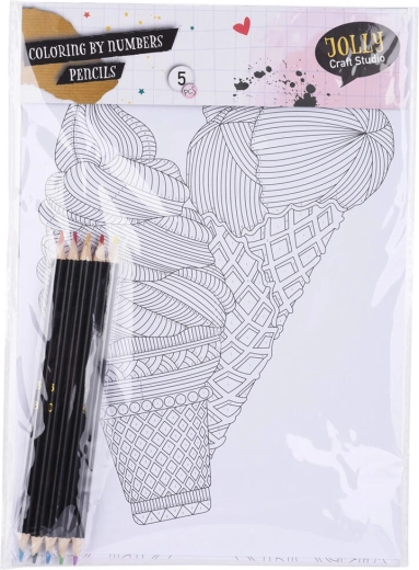 Komplet pobarvank A4 z dvostranskimi barvicami