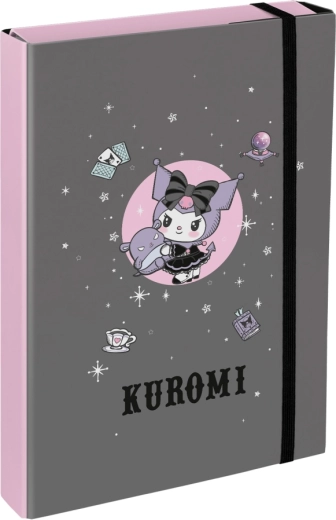 Mape za šolske zvezke A4 Jumbo KUROMI sive