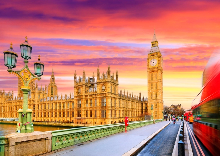 Sestavljanka Westminstrska palača London 1000 kosov