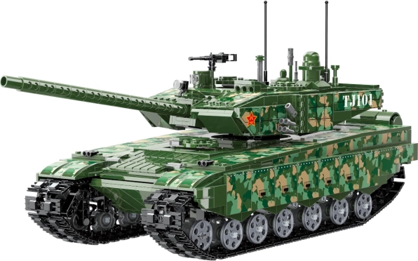 Qman bojno območje – glavni bojni tank 99A s podrobnim modelom motorja