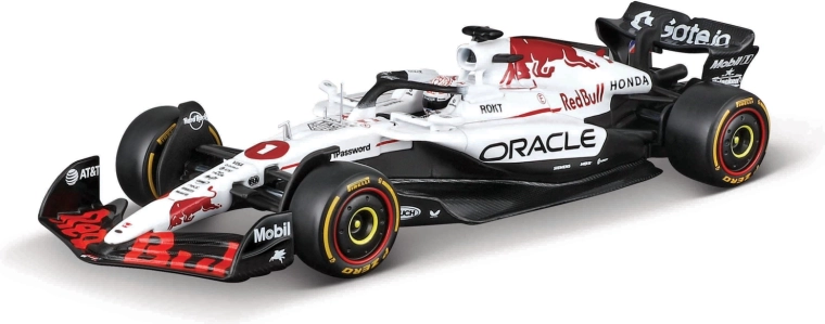 Bburago model F1 Oracle Red Bull Racing RB21 2025 Max Verstappen 1:18 s čelado