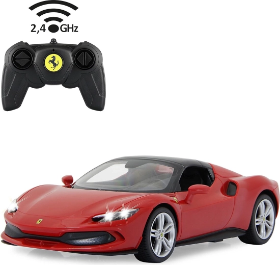 RC-avtomobil Ferrari 296 GTS v merilu 1:16, rdeč