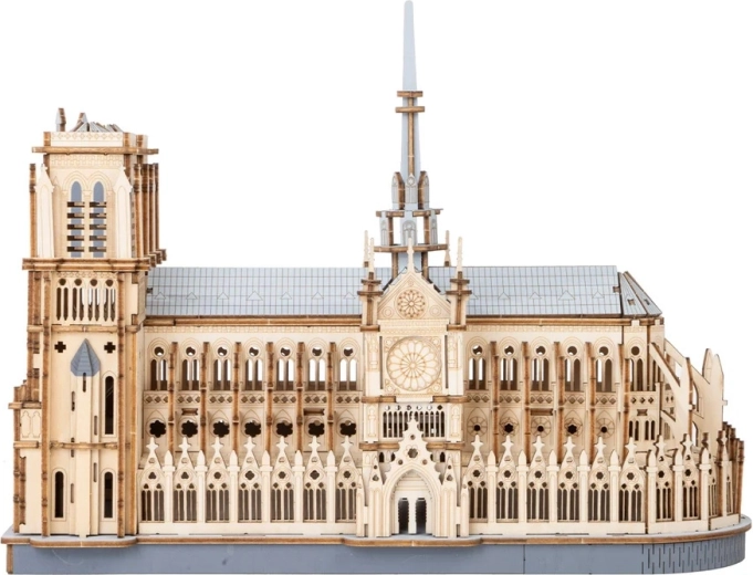 RoboTime 3D lesena sestavljanka pariške katedrale Notre-Dame