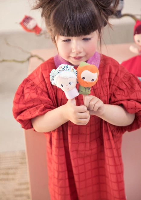 Lutkovni komplet s prstnimi lutkami Rdeča kapica znamke Lilliputiens