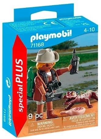 Playmobil Special Plus raziskovalec z mladim kajmanom
