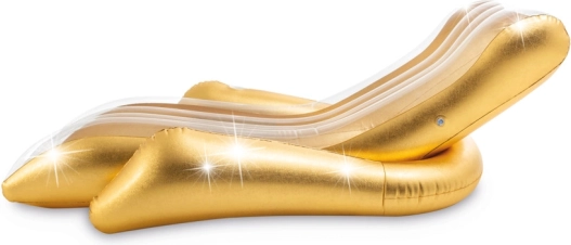 Napihljiva ležalna s bleščicami