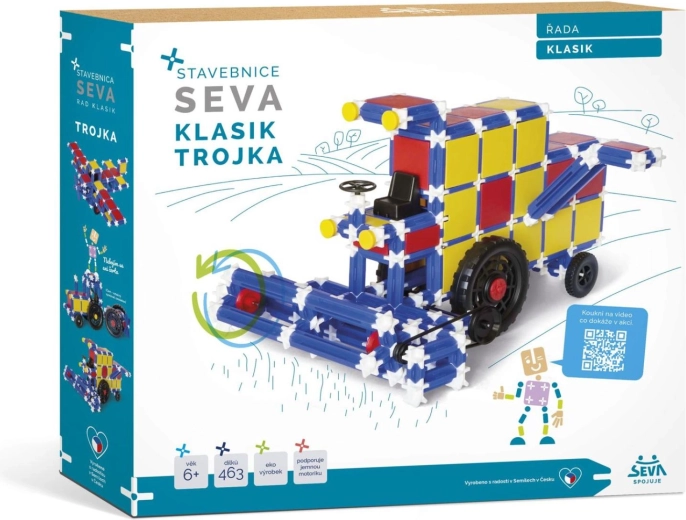Gradbeni komplet Seva Klasik Trojka 464 kosov