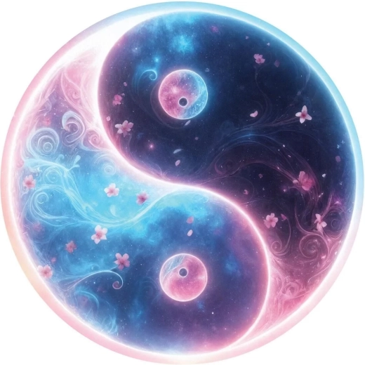 Okrogla sestavljanka Jin in jang 570 koščkov