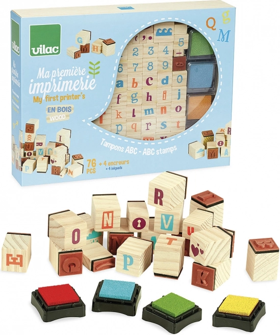 vilac lesena žig stena