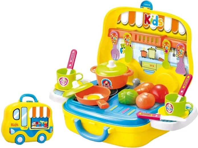 Otroška kuhinja v kovčku Buddy Toys