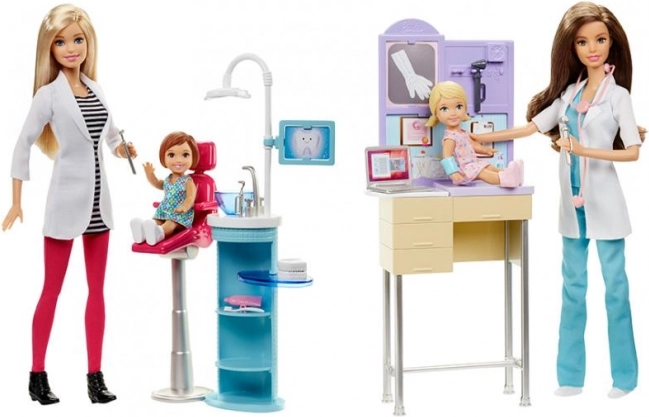 Igralni set Barbie Poklici z lutko