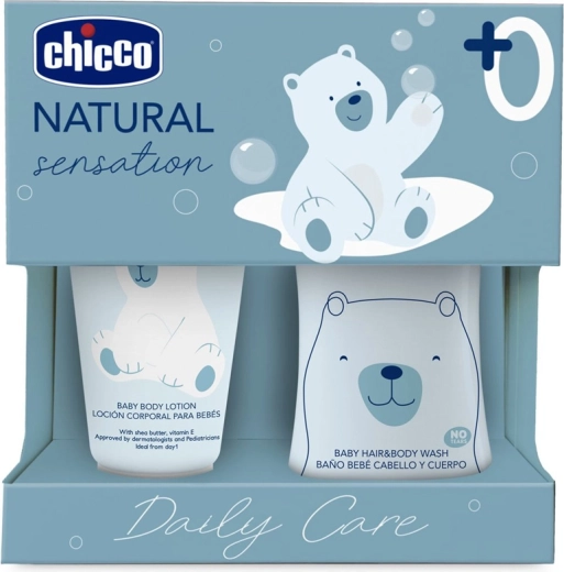 Chicco darilni set Natural Sensation Daily Care za novorojenčke