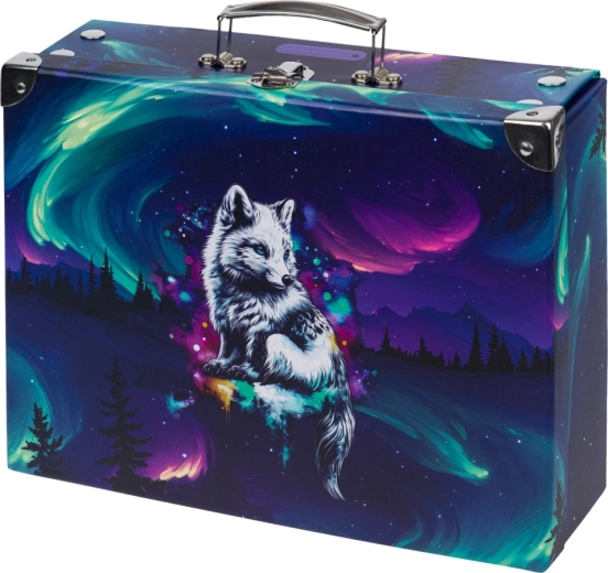 Baagl zložljiv šolski kovček Aurora s kovinskimi dodatki