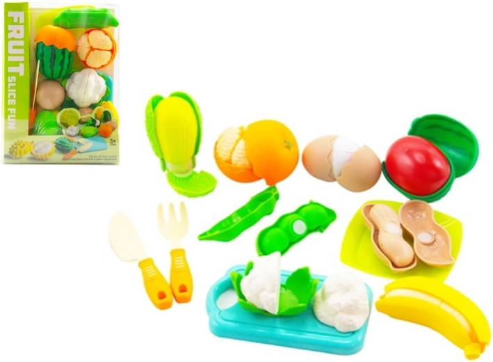 Set sadja in zelenjave za rezanje za otroke