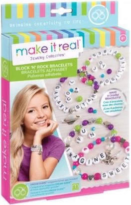 Make It Real Letter Bracelets
